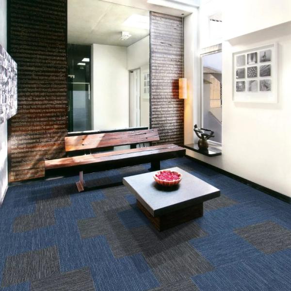 Modern Style 100% Pp Office Carpet Tiles in 50x50cm Squares from OEM Commercial Carpet
