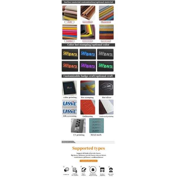 Boîte à bijoux en carton Hanhong Rose Sabon Fleur Emballage cadeau avec sac à main