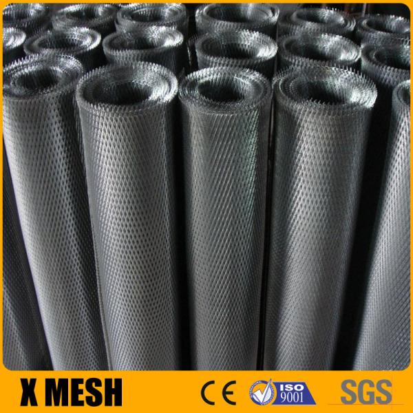 Black Steel Standard Expanded Metal Mesh Grating For Walkway Flooring