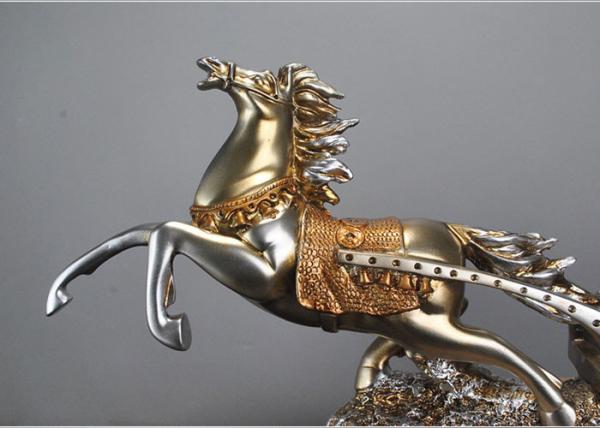 Classic Resin Decoration Crafts Chinese Characteristic Horse And Treasure Style