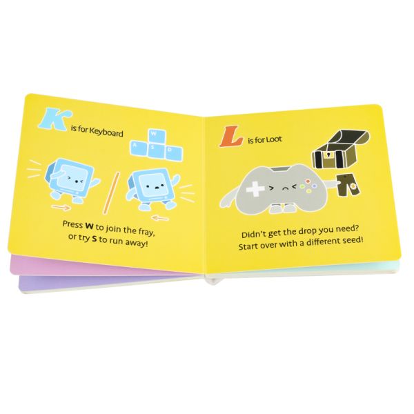 Eco Friendly Children's Board Books Softcover Textbook Printing Services Customized