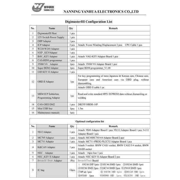 Оригинальный Yanhua Digimaster 3 Odometer Correction Master Без ограничения токенов