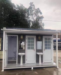 Containerized Emergency Sanitary Container Removable Toilet Anti Corrosion