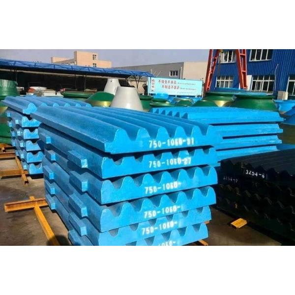 CNC Machining Jaw Plate Spare Parts for Telsmith 2044 2250 2540 3042 Jaw Crusher