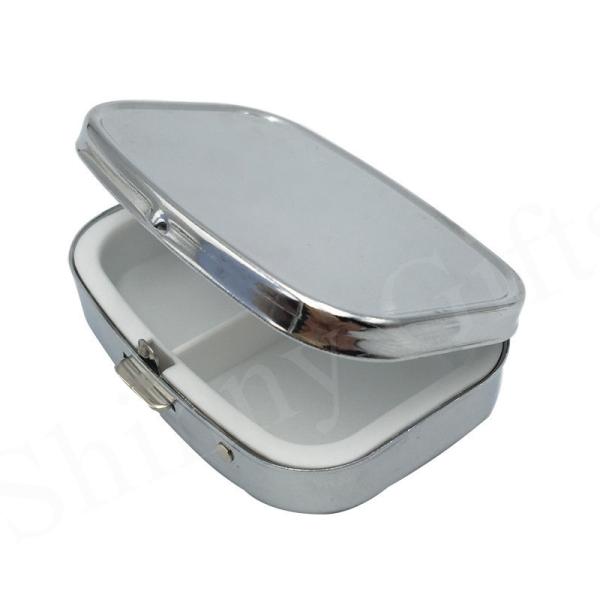 Wholesales Pill Box Metal Pill Box ECO Friendly Travel Pill Storage Box Customized Logo