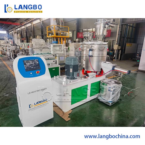 PVC Mixer Machine Turbo Mixer With Heating Cooling Function Stainless Steel Cylinder Automated Manufacturing
