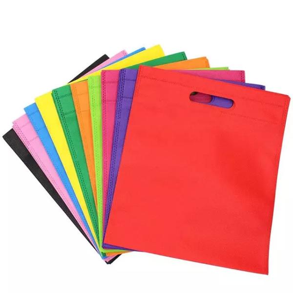 Wholesale Customized Recycled Shopping Die Cut Non Woven Bag With Printing Logo
