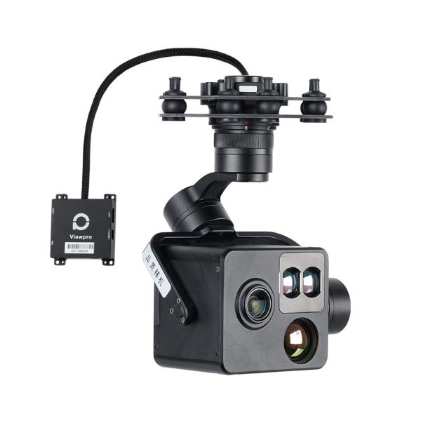 Двойной датчик LRF Drone Com Gimbal 2-образное фокусирующее зеркало 4.08MP