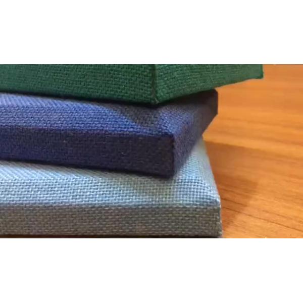 Ткань офисного здания ткани стеклоткани акустическая обшивает панелями 50 мм толщины