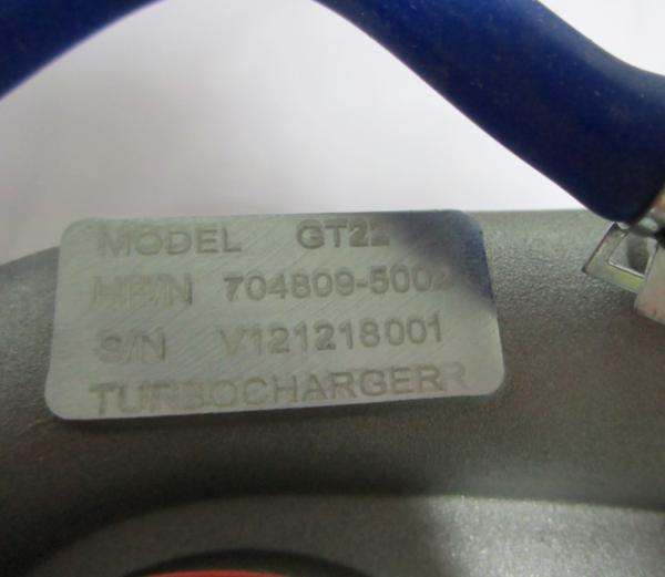 FAW truck parts turbocharger GT22 704809-5002