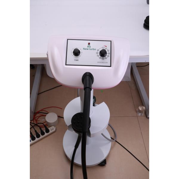 2024 2 in 1 pink G8 Vibration Body Massage Vacuum Heating Slimming Machine with Stand