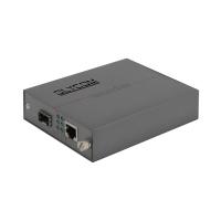 Convertidor de medios de Ethernet de fibra óptica SFP Megabit montable en bastidor sin administrar LFPT DC5V