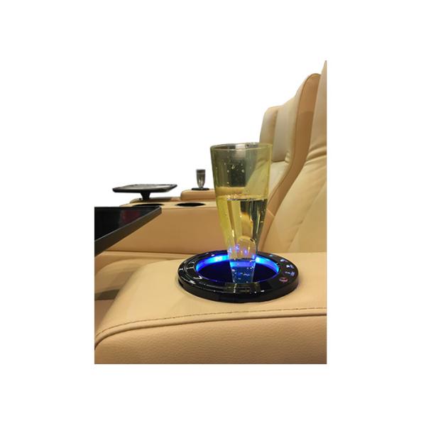 Entertainment 3 Seater Metal Base Movie Recliners