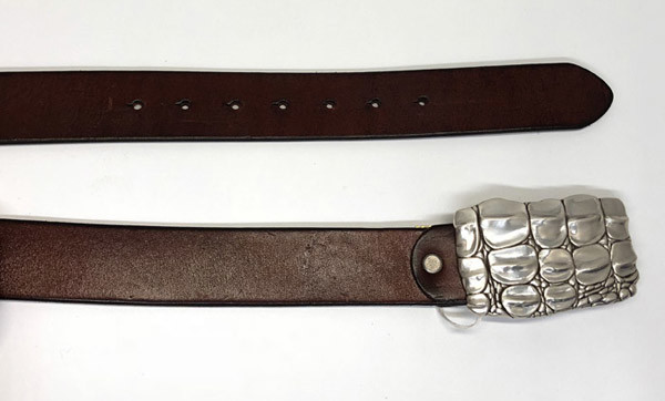 Вес ширины 359g кожаного пояса 3.8cm людей пряжки картины крокодила случайный