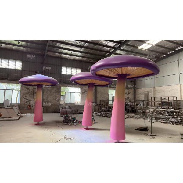 Fiberglass Water Playground Equipment Spray mushroom Aqua Play For Amusement Park Games