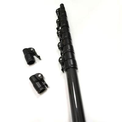 Light Weight 20M Carbon Fiber Telescopic Pole Corrosion Resistance