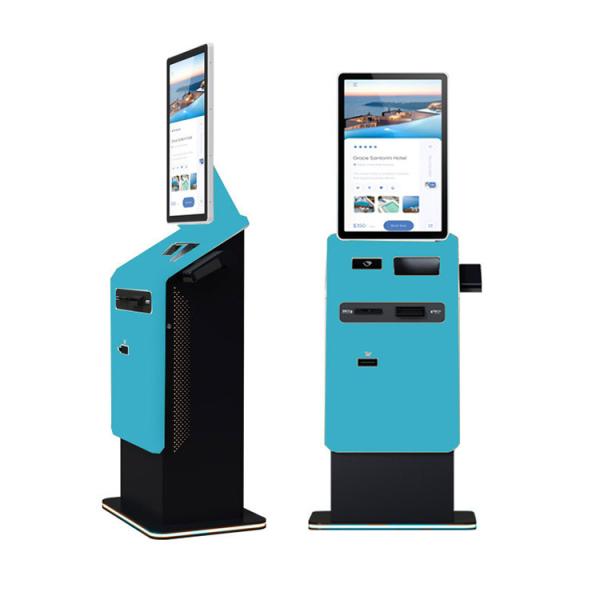 Máquina de reciclagem de dinheiro de tela sensível ao toque com código QR Tipos de bilhetes e pagamento