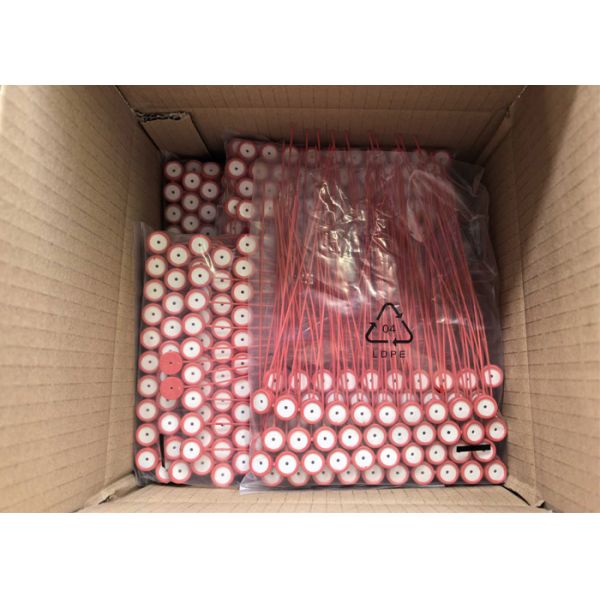 CE RoHs Plastic Security Seals With 69N Tensile Strength And Laser Print