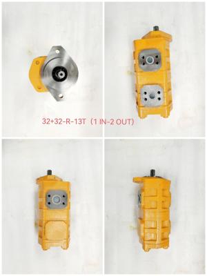 HYDRAULIC GEAR PUMP-PART NUMBER 32+32-R-13T 2+2 RIGHT ROTATION HIGH PRESSURE HYDRAULIC GEAR PUMP