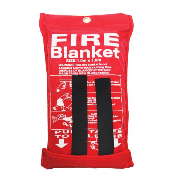 Heat Resistant Emergency Fire Blanket Extinguishes Liquid and Grease Fires EN-1869:2019 Compliant for Home and School