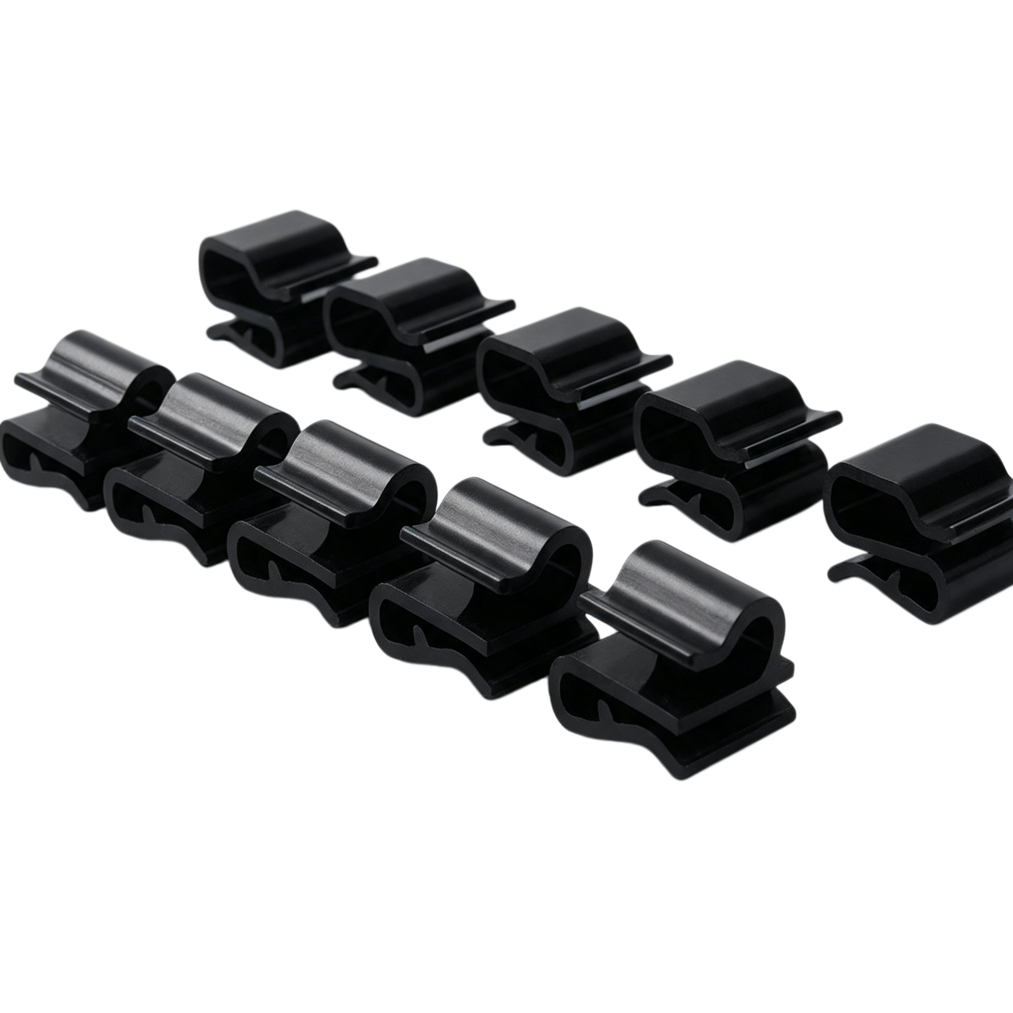 SUS304 Stainless Steel Solar Frame Clip with Tool-Free Snap-in Installation for Corrosion Resistant PV Cable Fixing