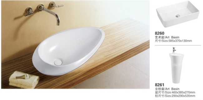 Таз мытья шкафа края современных санитарных изделий тонкий для Bathroom