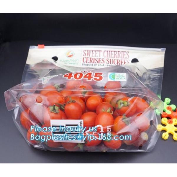 fruit bag for fruit protection, Perforated Better Aseptic Grape Bag, Cherry Bag, Fruit plastic bag, Stand up Zip lockkk fre