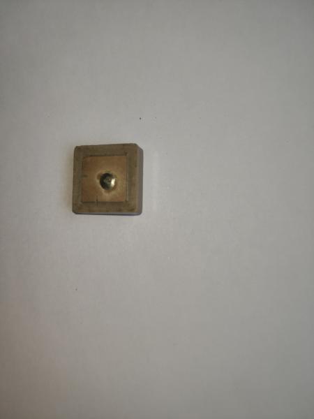 25-25-4mm GPS Ceramic Antenna , Internal Passive Module Antenna UFL Connector