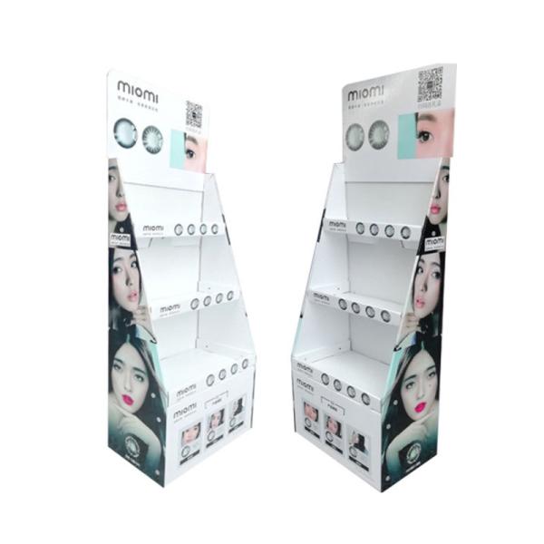 Retail Shops Eco-friendly Custom Corrugated Cardboard Display Rack with Logo Packaging