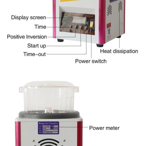 Jewelry Tools Equipment Electric Polishing Machine Magnetic Tumbler KT-185S