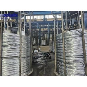 Горяче погруженная оцинкованная проволока 3,00 мм цинковое покрытие 260г 700кг заводская цена Сделать забор