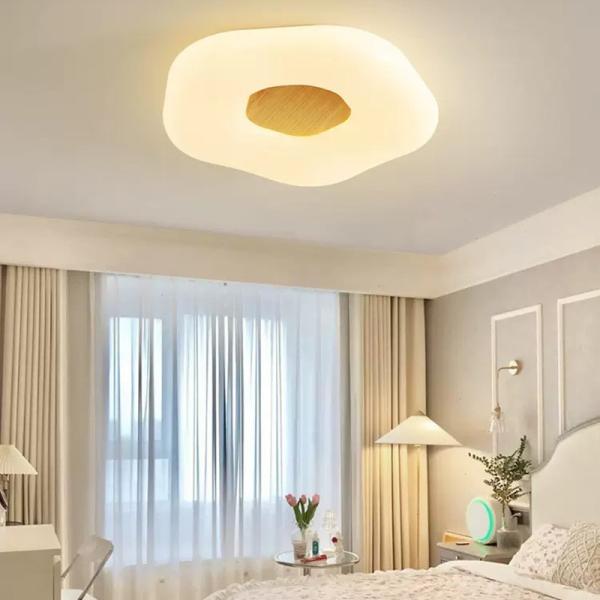 Modern Ceiling Lamp LED 24W 36W Flower Shape Ceiling Lights For Bedroom Living Dining Room wooden ceiling lamp(WH-WA-56)