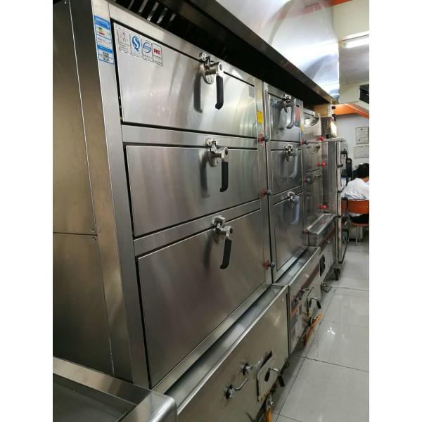 Распаровщик морепродуктов коммерчески электрический с 3 независимым отсеком 550в/220в