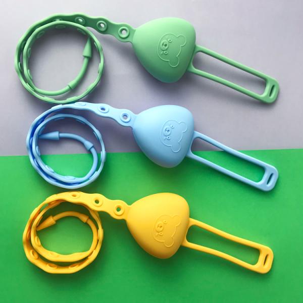 Correa de caída anti el echar los dientes Toy Silicone Food Grade Safety de la muñeca del bebé