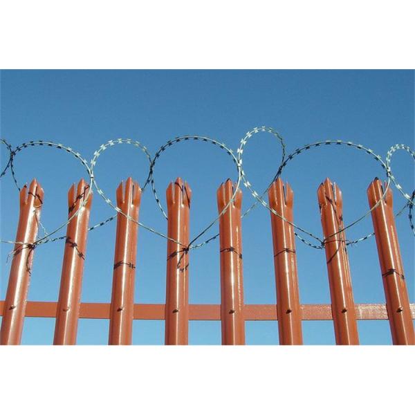 Triple Pointed Anti Corrosion Palisade Fence For Enhanced Protection