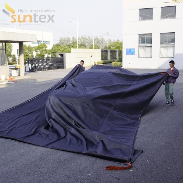 Suntex Car Fire Blanket Silicone Fire Blanket High Temperature Resistance