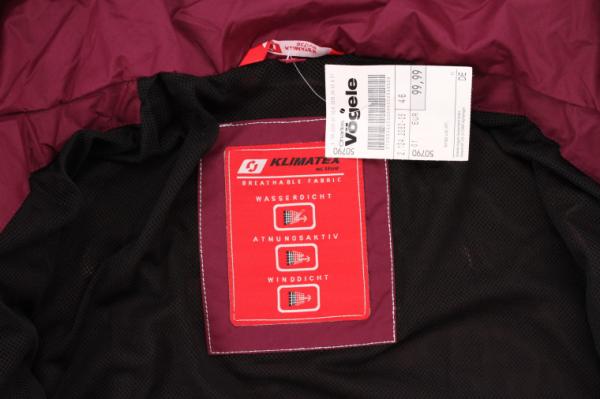 Burgundy Womens Outdoor Waterproof Jacket Windproof Cool Design