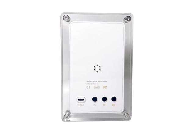 7-inch Screen Size Wifi Cloud Digital Frame with Arcylic Frame Material and Didital Frame Card Type