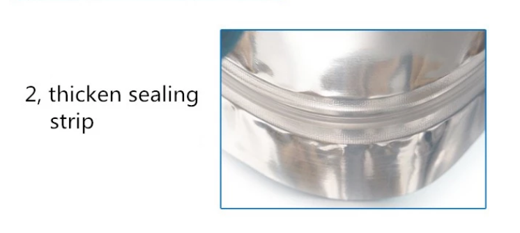 Food Grade Odor Resistant Ziplock Aluminum Foil Bag