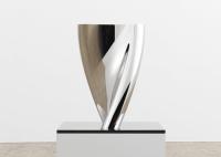 O OEM do ODM lustrou a escultura moderna de aço inoxidável para a decoração interior