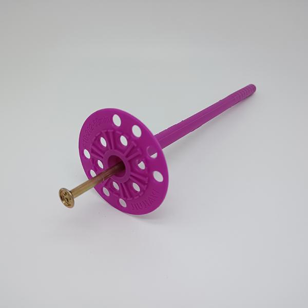 Common Wall Plastic Insulation Anchor Screws 8mm 10mm Shank Diameter For Building Wall Insulation