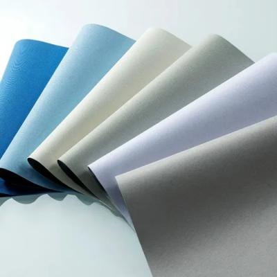 Plain Water Proof High Flatness 380GSM 3M Width Polyester Roller Blinds Fabric for French Window