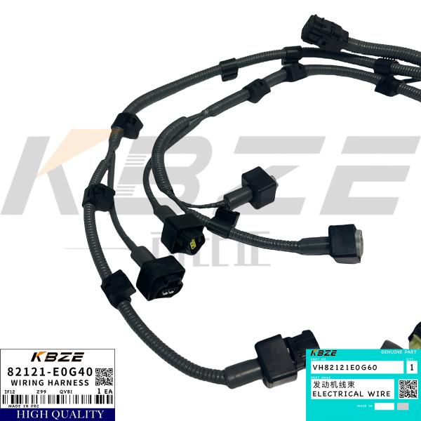 KBZE VH82121E0G60 KOBELCO SK200-8 ENGINE WIRING HARNESS VH82121E0G40 82121-E0G40 FOR HINO J05E ENGINE