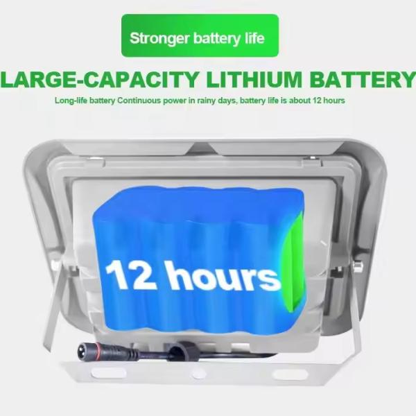 IP65 Solar Flood Light Heat resistant Frost Resistant Outdoor LED Flood Lamps