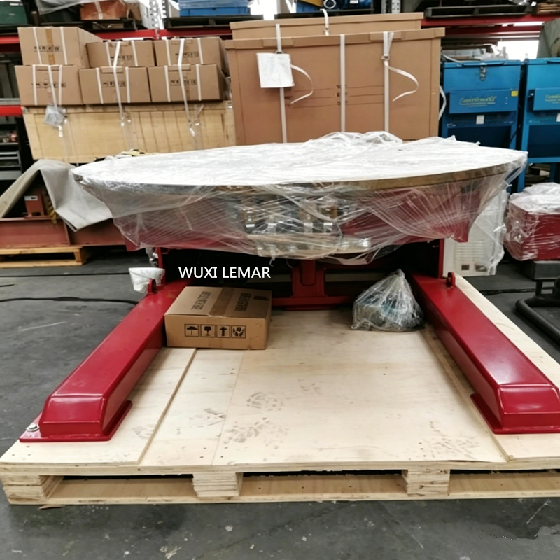 1 Ton Hydraulic Tilting Welding Positioner for Vessel Component Fabrication