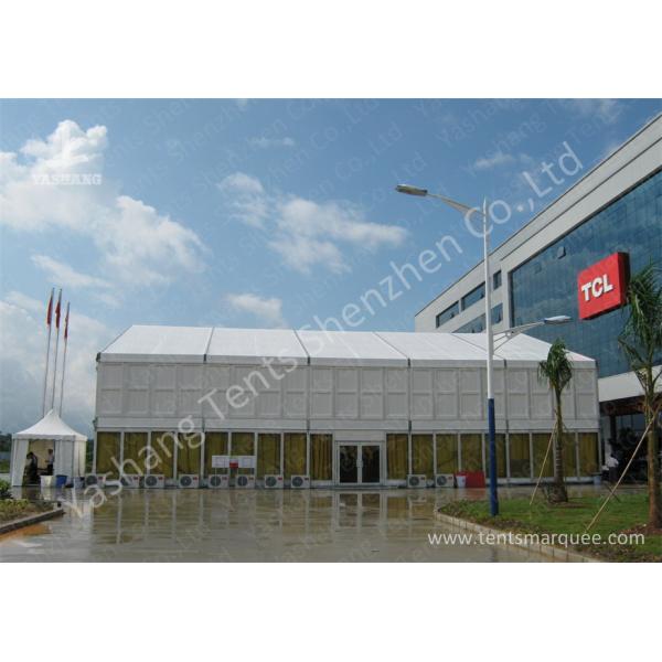 Aluminum Framed outdoor event canopy Tent Hard Glass and ABS Wall Designed