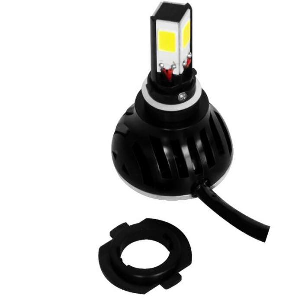 2600lm Led Motorcycle Headlight , 24W H4 H7 H6 Motorcycle Led Spotlights