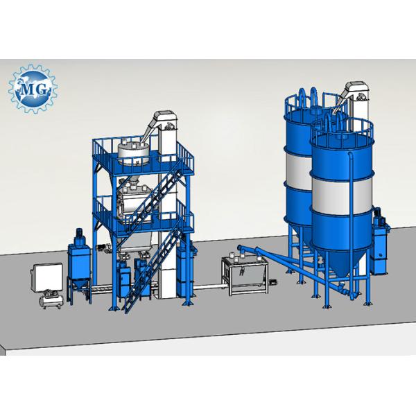 5min / Batch Dry Mortar Mixer Machine Ceramic Tile Adhesive