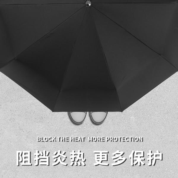 Manual Control Advertising Umbrella with Custom Logo Print and Fiberglass Shaft
