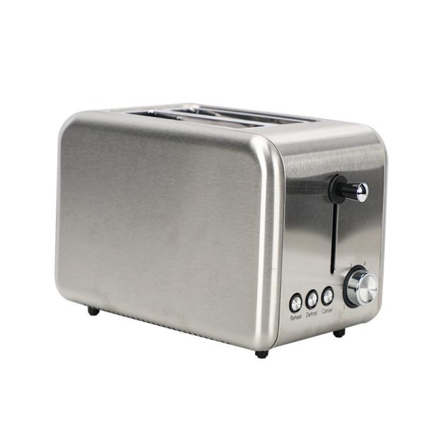 850W Toaster de ajuda de cozinha de aço inoxidável